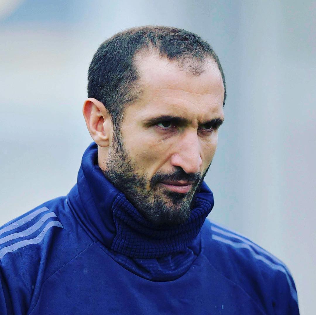 Calm before the Storm. Captain Chielini ready to battle the MANCS tonight in Turin