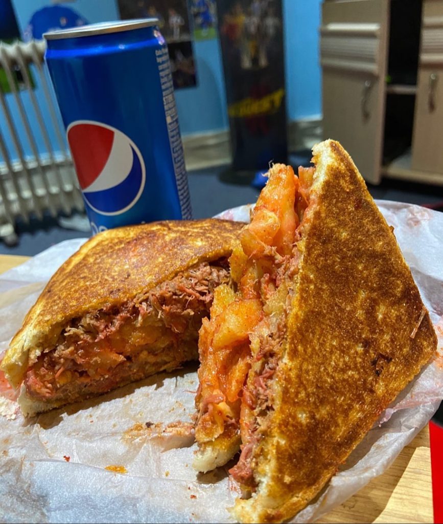 Time to have that Toasted Steak Special from earlier @kentuckymilkbar