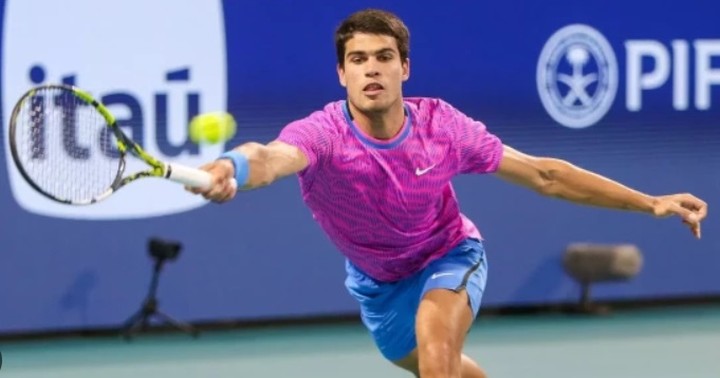 Alcaraz advances in Miami after an Entertaining enounter with Monfils. Shelton falls while Dimitrov,Medvedev and the rest win. Its hotting up in Miami.#tennis #atpmasters1000 #carlosalcaraz #florida #alcarazvsmonfils #miami