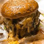 Tripple Cheese Burger from @woodies_sa in Cape Town will hit the spot. Have you ever had a Woodies burger and how was it?