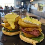 Try our Big Ben breakfast ️ at Mugg and Bean Killarney Mall, JHB. Have you had the Big Ben breakfast. How was it? @muggandbean_killarney #HalaalBIG BEN Topped with baby spinach, grilled tomato, hash browns, cheddar, macon & battered onion rings.#breakfast #breakfastideas #breakfasttiktok #eggs #coffee #eggsbenedict #bigbenbreakfast #muggandbean #halaalmuggandbean #kilarneymall #halaaljhb #coffeetiktok