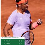 Good to see Rafa Nadal back on clay in Barcelona and winning