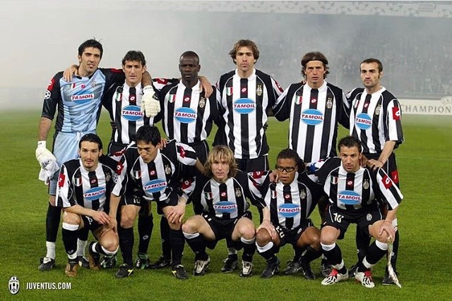 Once upon a time at JuventusBuffon,Ferrara,Thuram,Tudor,Tachinardi,Montero,Zambrotta,Camaronese,Nedved,David’s,Del Piero #juventus #juve #bianconeri #legends