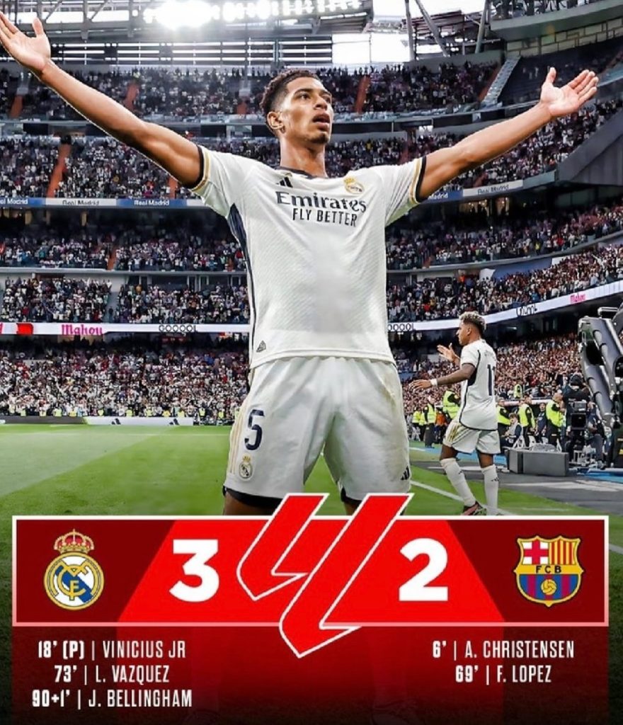 How was the El Classico last night. Hala Madreeed