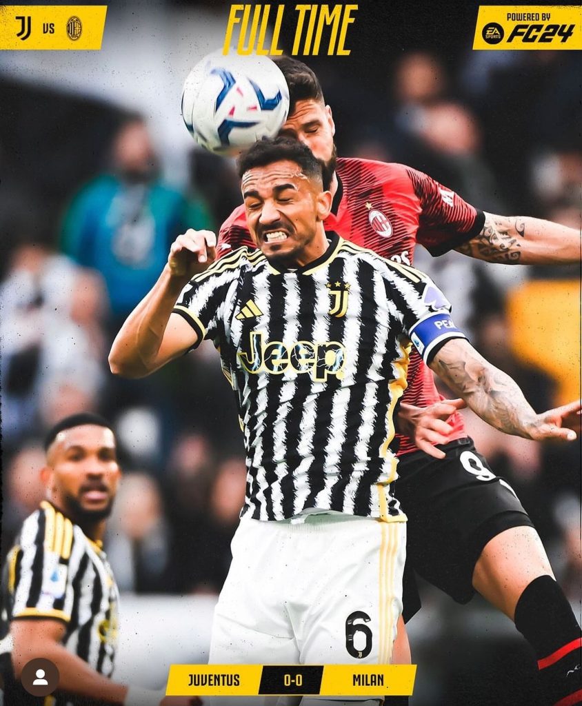 Yesterday was Juve vs Milan. Dull 0-0 Draw as Serie A Climaxes. Disappointing second half for Juve. As for Conte heard he’s agreed in Napoli