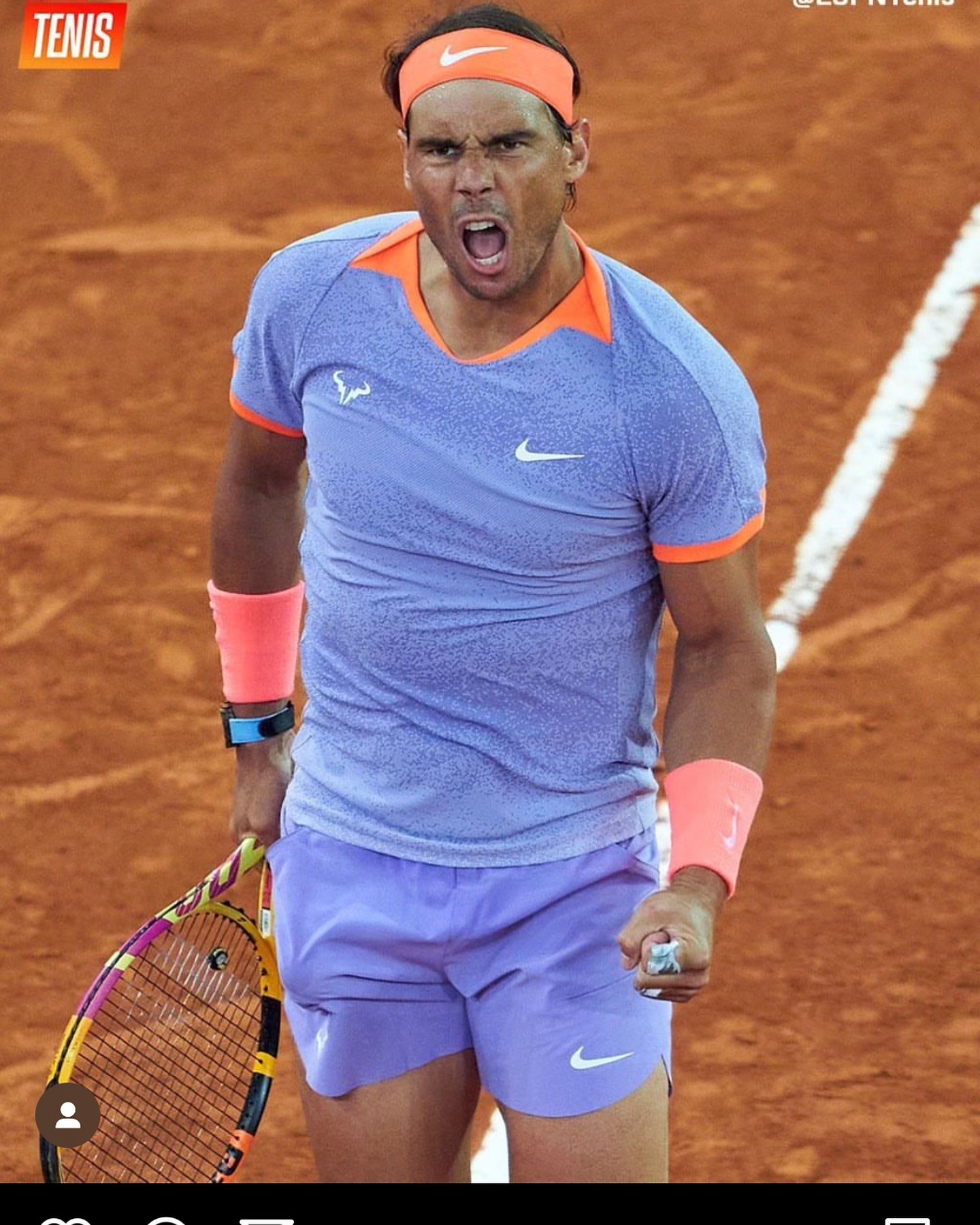 Vamos Rafa. Nadal advances in the Madrid Open by avenging his defeat