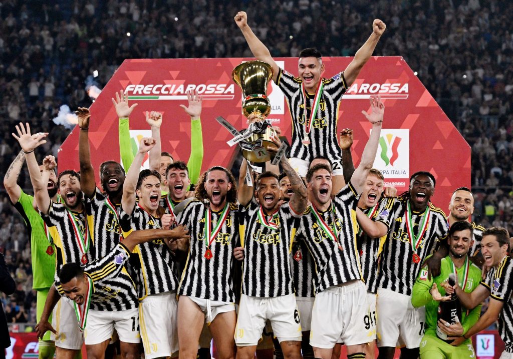 Juventus are Coppa Italia Champions. Juventus 1 Atalanta 0