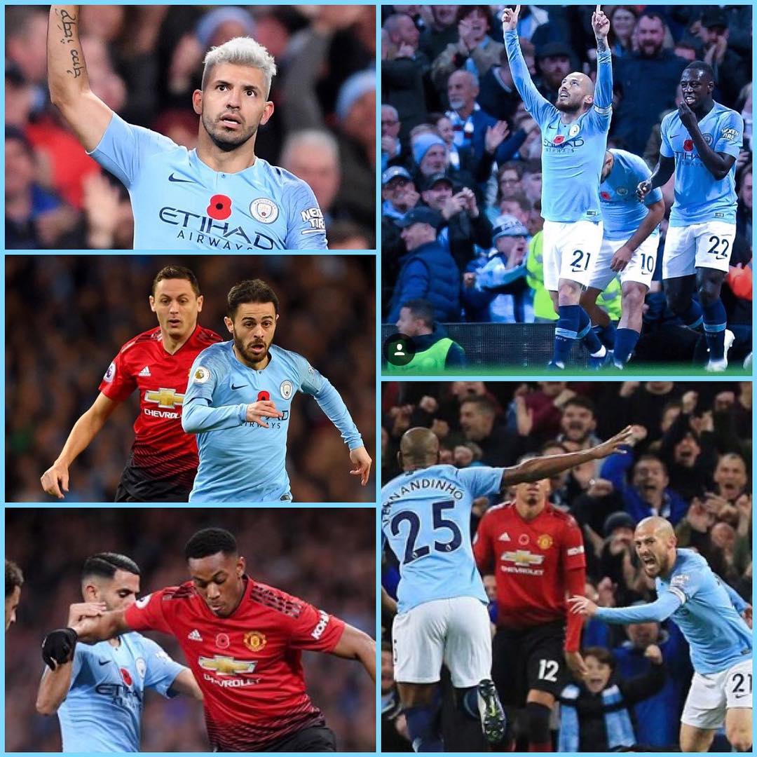 Man City 3 Man Utd 1. Manchester is Blue. Citeh in a different class as they beat the MANCS#manutd #mancity #mancityvsmanutd #manchesterisblue #etihad #city #0018matchoftheday #aguero #noisyneighbours #epl #england #englishpremierleague