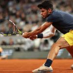 Whats happening in the French Open. One of my favourite Grandslams because of the rallies and the Red Dust. After Nadals exit Im backing Alcaraz.The Spaniard overcame a tricky test vs Jasper De Jong. Tsisipas also won in 4 sets over Daniel Altmaier. Sinner and Djoko also advanced in their first round matches. Theres still lots of dangerous guys around as we head into round 3. Interesting match up happening now in the ladies as Swiatek takes on Naomi Osaka