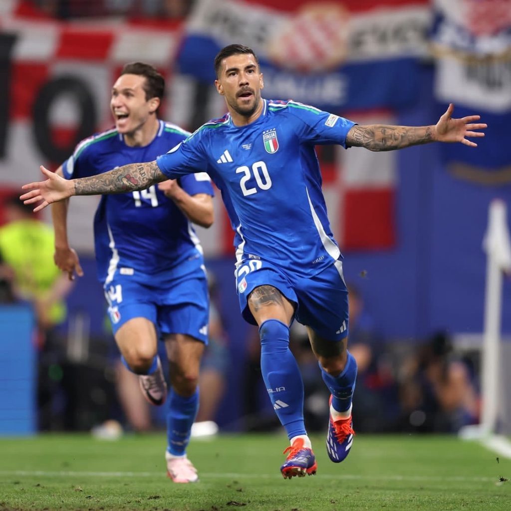 Shoh. Watta Thing. Snatched at the death. Forza Azzuri. We qualify. Feel for the Croats