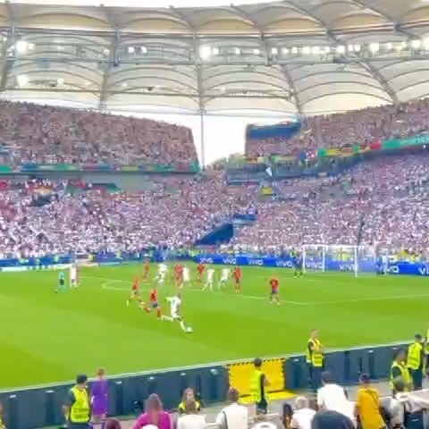 Florian Wirtz scores for Germany. Spain beat the Germans 2-1 after Extra time. The hosts were shattered. Our man on the scene was Doc Bhamjee