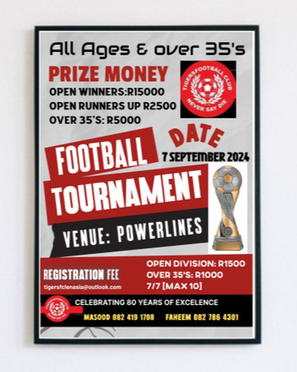 Support the tournament in my home town this weekend. Date 7 September 2024.Venue Powerlines. Make a turn and enjoy the Fun :)Contact Masood or Faheem