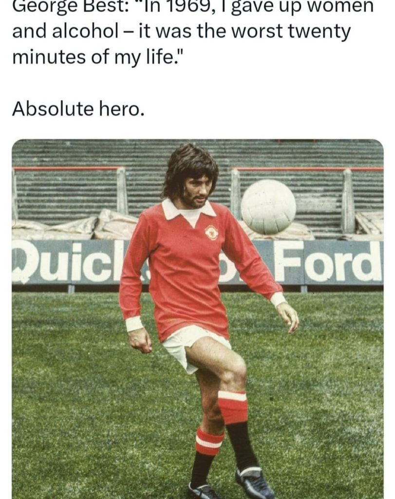 Quote of the Week by George Best. Just how good was George Best