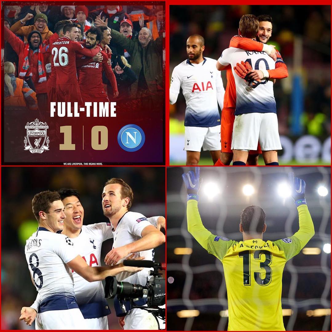 Liverpool and Spurs qualify and make the last 16. Rashid Cassim said nothing today. He said Wel talk after. But Mane fo@ke$ missed sitters. Lucky we held out and dumped Napoli.In otherBig News COYS. Spurs sneak ahead of Inter to progress