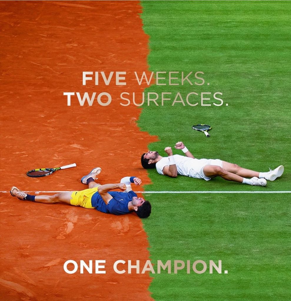 Vamos Alcaraz. Beats Djokovic in straight sets. What shots. Was nervous when he blew 3 Championship points but Alcaraz is Wimbledon Champion 2024