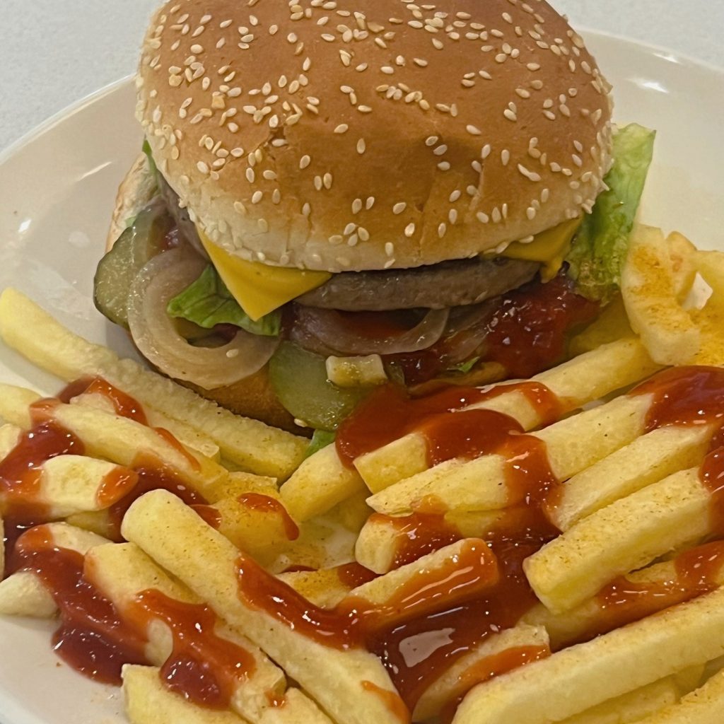 Some Friday Afternoons are for Wimpy Cheese Burgers, Chips an a coke. For only R99.99. @wimpykillarney #halaal#burgers #cheeseburger #wimpy