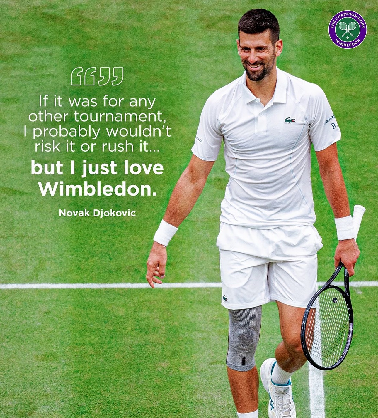 Day 2 of Wimbledon and Djokovic through in straight sets. Good  wins for all the other other guys in the draw except for Rublev who lost and had a meltdown Hitting himself with his racket like 7 times