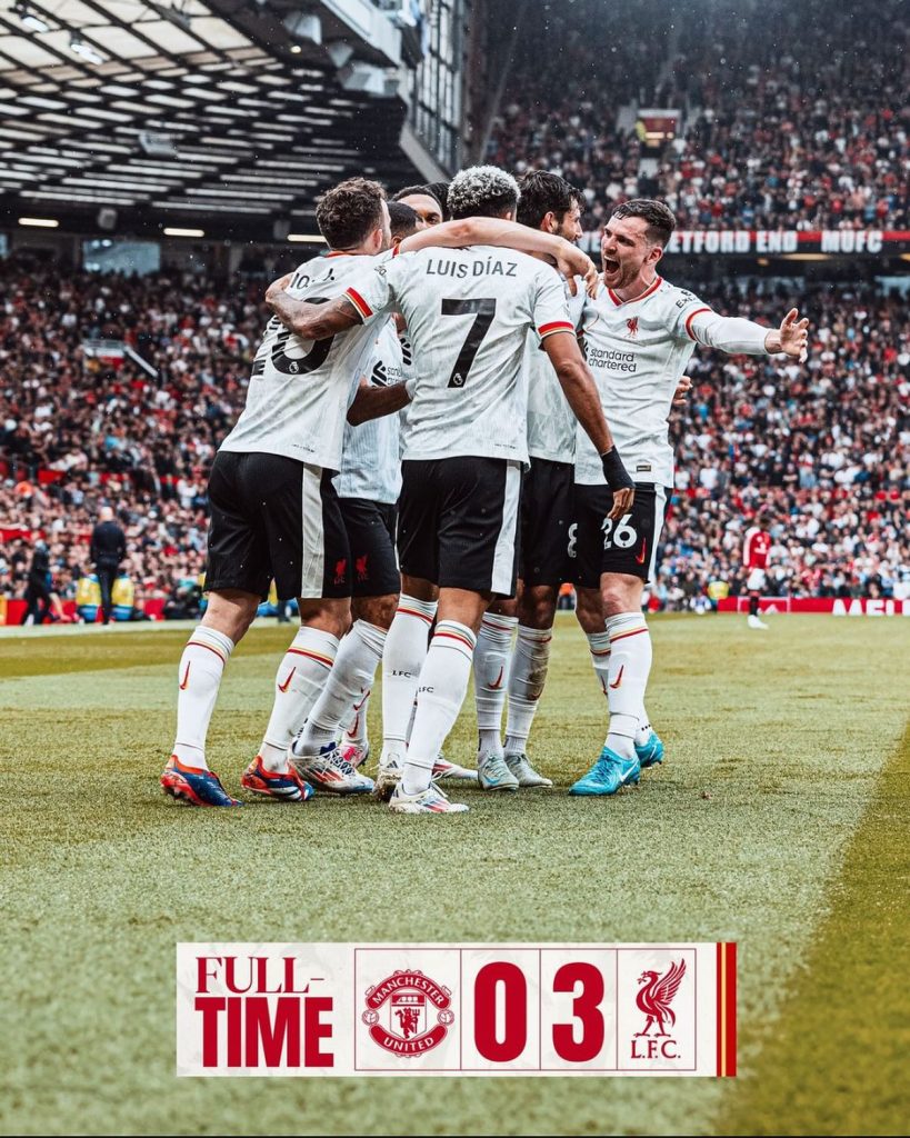 Diaz on Fire. Liverpool 3 Bournemouth 0. Great win for the Reds. Good win for Spurs, Villa and Fulham surprise Newcastle. #Liverpoolvsbournemouth