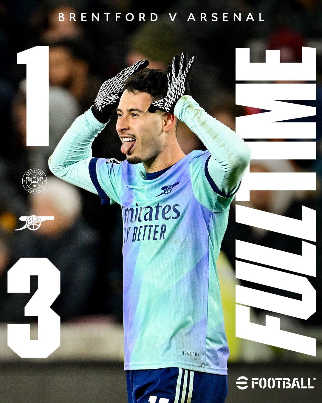 Brentford 1 Arsenal 3. Madressah classes are helping. Good win for the Gunners. December is over.Its January Now.#arsenal #gunners #epl #brentfordvsarsenal #arsenalfans