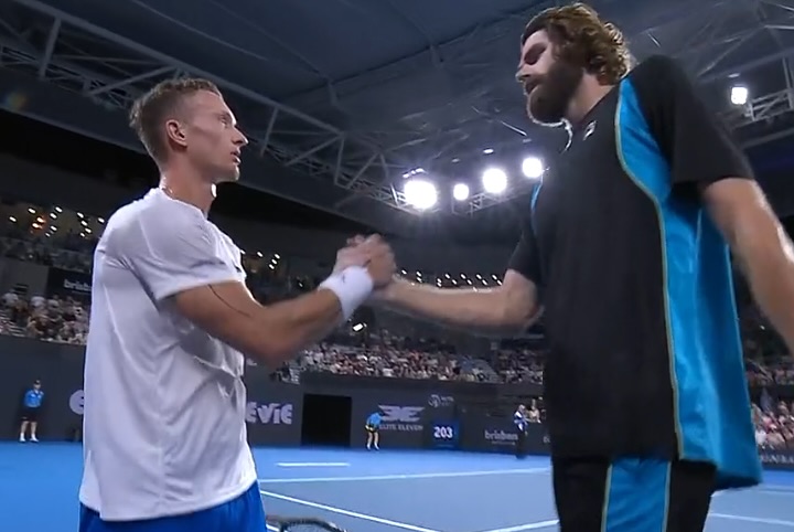 Jiri Lehecka wins the Brisbane Open as Reilly Opelka retires after just 15 minutes (down 1-4) in the Brisbane final. It’s going to be a nice Austrialian Open 2025. Vamos Alcarez. Who’s your favorite?#tennis #brisbane #ozopen #austrailianopen #austrailianopen2025 #leheckavsopelka