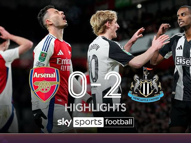 Arsenal 0 Newcastle 2. The toon army in the zone. Next it’s FA Cup vs the MANCS. What say the Arsenal Chaps #carabaocup #gunners #arsenalvsnewcastle