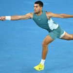 Alcaraz makes smooth start to the 2025 Australian Open. He beat A Shevchenko in straight sets. Good wins for all the top chaps. The only big casualty was Tsitsipas who was dumped out by Alex Michelson. The controversial Kyrgios was beaten also by Brit Jake Fearnly. Today top match just finished with Monfils beating Perriard in 5sets. Medvedev also in trouble #ozopen #austrailianopen #alcaraz #vamosalcaraz #tennis