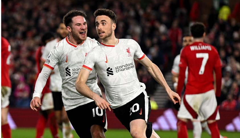 Notts Forest 1 Liverpool 1. A day of Drab draws as Chelsea, Citeh and Juve also draw. Jotta off the bench but still disappointed we couldnt get the three points. ALIS are saying The Wheels are falling off. Eish#liverpoolvsforest #lfc #ynwa #epl