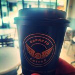 A morning Coffee at De Facto coffee in 8th Avenue, Mayfair. Great Coffee ️ Shout #coffee