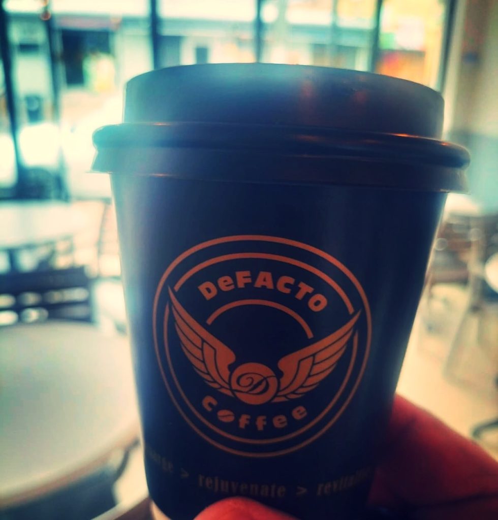 A morning Coffee at De Facto coffee in 8th Avenue, Mayfair. Great Coffee ️ Shout #coffee