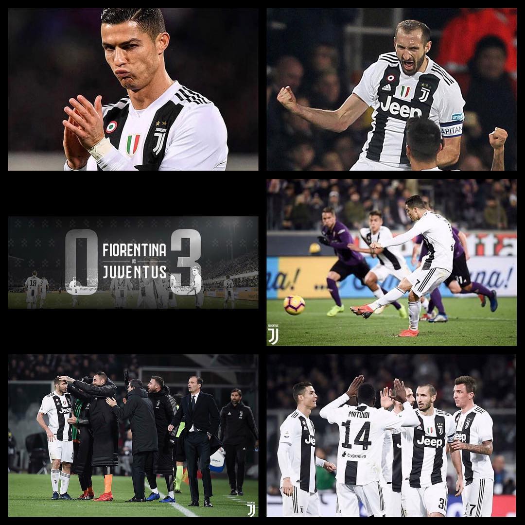 Good win on Saturday. Fiorentina 0 Juventus 3. Goals from Bentancur,Chielini and Ronaldo again. Inter drew 2-2 against Roma and we wait for the Napoli result tonight. Forza Juve. Lekker December and it’s Juve vs Inter on Friday Night #fiorentinavsjuventus #juve #forzajuve #juvefans #bianconeri #seriea #serieatim