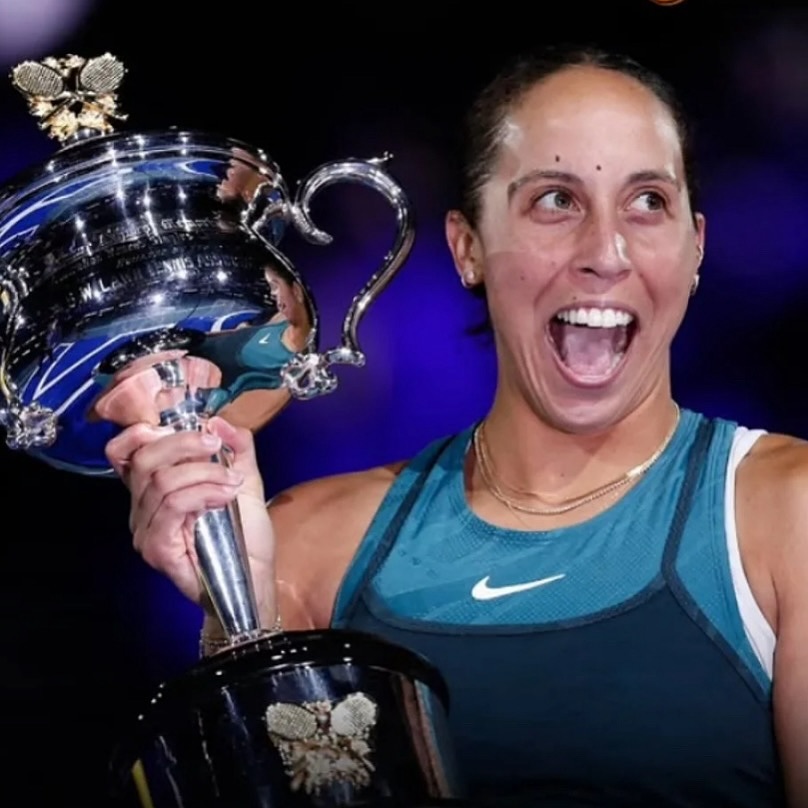 Maddison keys beats Sabalenka and wins the Australian Open. 6-3, 2-6, 7-5. The American clinched it in the third set.