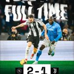 Napoli 2 Juventus 1. There goes the Scudetto. And of all Lukaku is Contes man as he grabs the winner with a penalty. To be fair Napoli have been superb. As for Juve lost points, too many draws, can’t score and we lose our winning streak. Forza Juve. Let’s see what the season holds