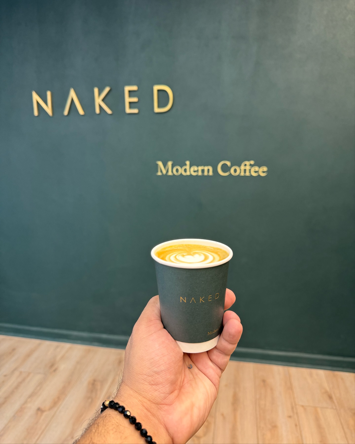 Kenako. The Time has come. Cappucino at @nakedcoffee_ Melrose Arch to recover after Eid ️