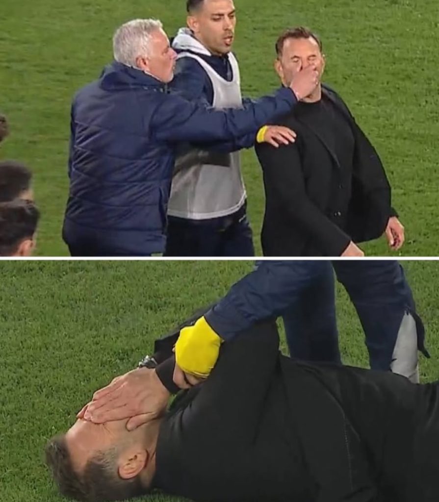 There’s only one Jose. He attacked the Galatasary coach Okan Buruk after losing to them in Turkish Cup quarter final. Never a dull moment with Jose.