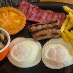 Popping in for a Trailblazer breakfast at San Antonio Spur in Sandton City #Halaal @rnbfamilyfoods