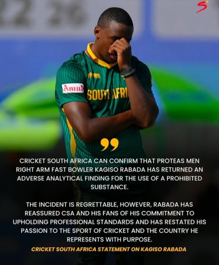 KG Rabada. Eish Man. What’s your thoughts?