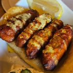 Lunch at @la.montagna_ Halaal Pizzeria in Hartebeespoort. Great Shout. We had the Tandoori Kebaabs, Lamborghini Beef pizza which had beef strips and rib meat and the Le Chicken Delight #halaal