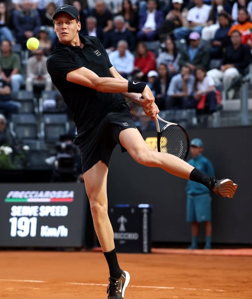 Sinner blitzes Casper Ruud 6-0 6-1 on the Roman Clay. What a display of Power and precision. I hope we get an Alcaraz vs Sinner final#italianopen #jannicksinner #sinnervsruud #foroitalico #atpmasters1000