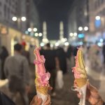 🇸🇦 Rose and Pistachio Ice Cream in Medina by  @aadilk4