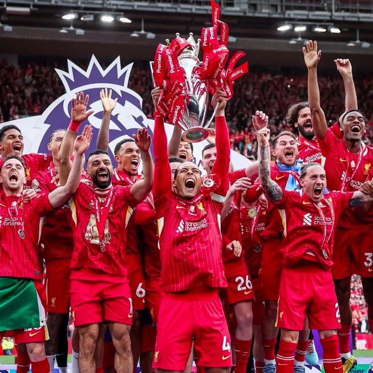 Caption This!!. YNWA. Liverpool hoist the 2024/25 English Premier League title
