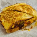 Felt for a Jay Zee Special at @sollyscorner_norwood #halaalToasted seekh kebab special with sauces