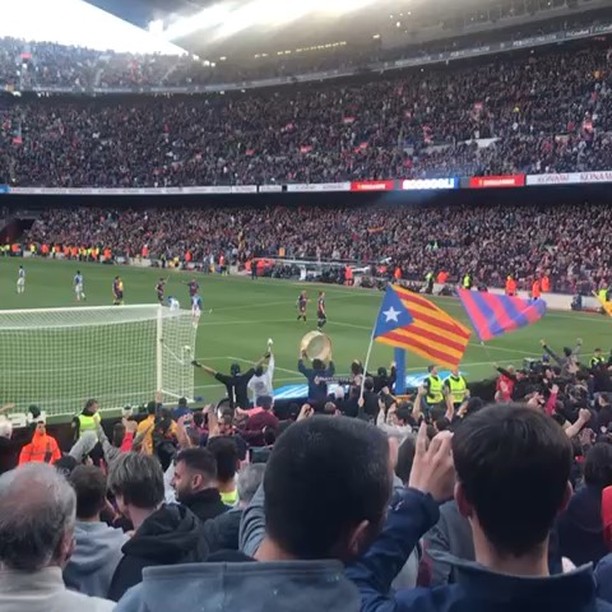 Barcelona vs Espanyol at the Camp Nou by @aslamo75 @cassim_omar