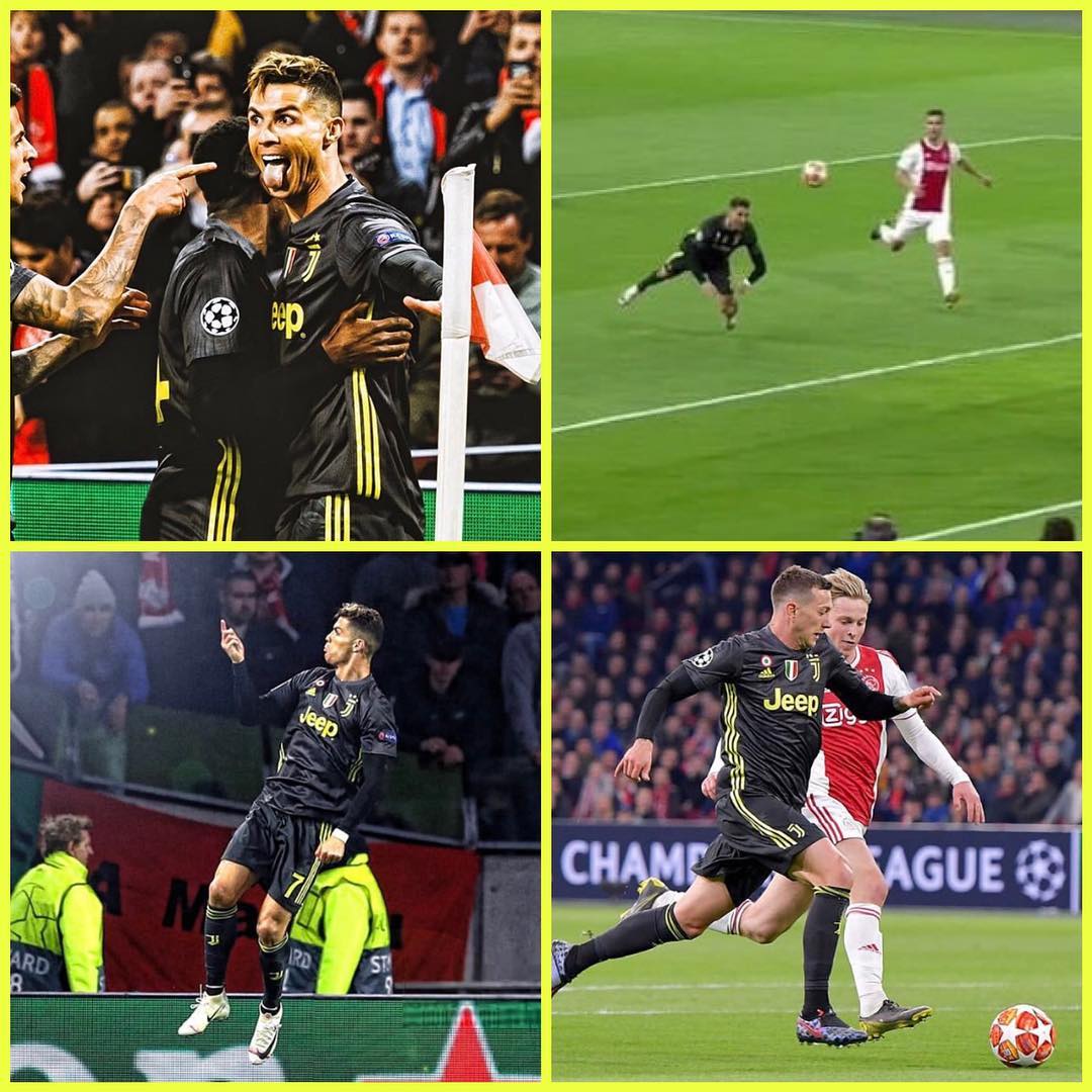 Ajax 1 Juventus 1. Wel take the away goal to Turin but have to be weary. These litys can play