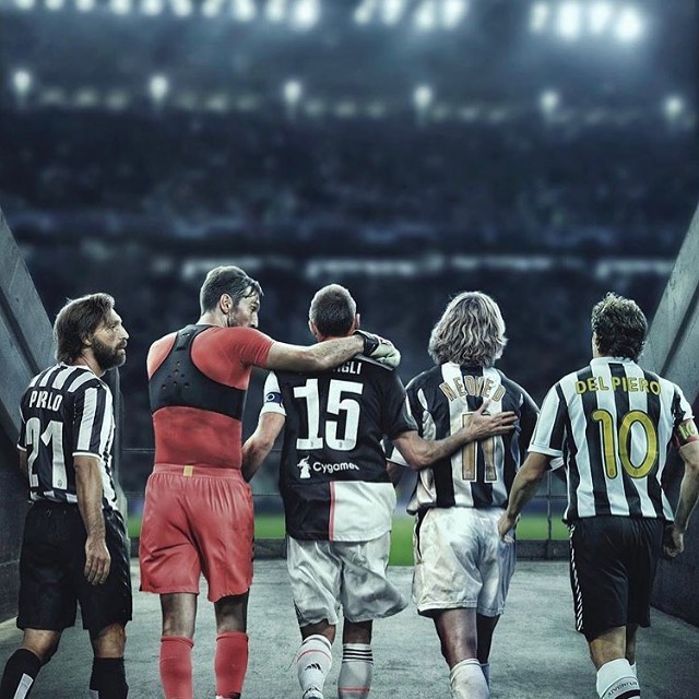Forza Juve. The Blood is Black and White #forzajuve #bianconeri #bianconero #forzajuve #pirlo #buffon #barzagli  #nedved #delpiero #legends