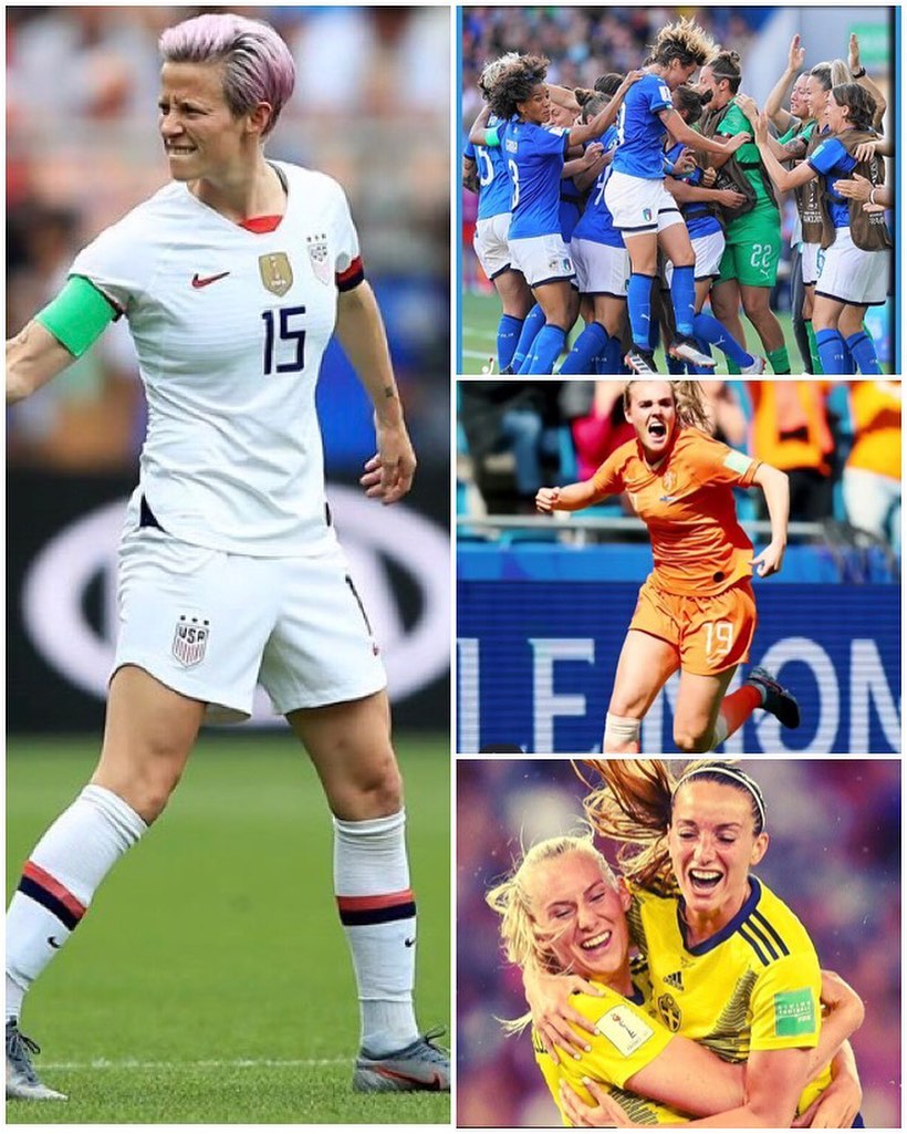 The Azurri and the Dutch Birds meet in the quarter finals. Last night USA and Sweden triumphed. It’s down to the quarters. Who are the FavouritesFrance  vs USA  England 🏴󠁧󠁢󠁥󠁮󠁧󠁿 vs Norway 🇳🇴 Italy  vs Netherlands 🇳🇱 Germany  vs Sweden 🇸🇪 #womensworldcup #womensworldcup2019 #womenssoccer #italyvsnetherlands #swedenvsgermany #francevsusa #englandvsnorway