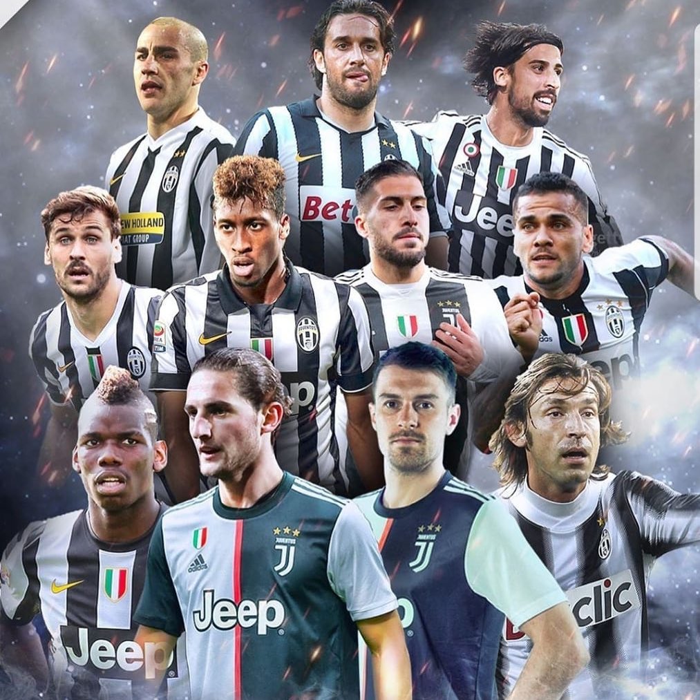 Juve’s business in the Transfer Market. All these players snapped up on a FREE transfer#juventus