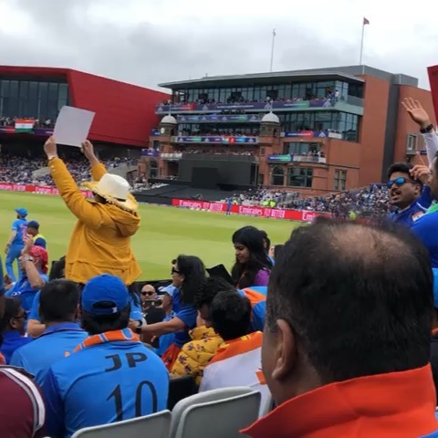 Action between India and New Zealand during the 2019 ICC Cricket World Cup Semi Final by the 0018UKLADS#india #indianfans #cricket #cricketworldcup2019 #indiavsnewzealand