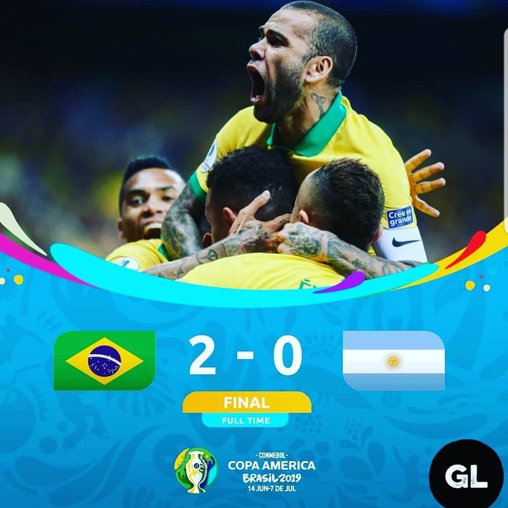 Was a big game in the Copa America last night. Brazil inspired by Captain Danny Alvez beat rivals Argentina to advance to the final. Messi Ciao Messi Ciao Ciao #brazilvsargentina #copaamerica2019 #copaamerica #brazil #argentina #dannyalvez #messi