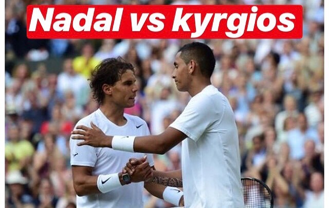 Putting Down the Nadal vs Kyrgios Round 2 encounter at Wimbledon. You watching . Share your views#nadal #kyrgios #tennis #nadalvskyrgios #wimbledon