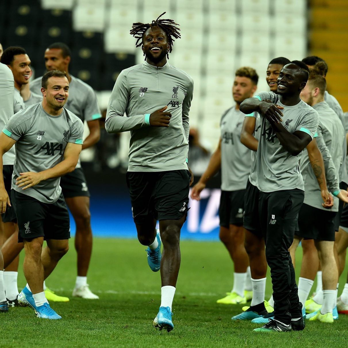 Calm before the Storm. Liverpool train ahead of their UEFA Super Cup Final with Chelsea#liverpool #uefasupercup #liverpool #lfc #liverpoolfans #chelsea #ynwa #istanbul #besiktasstadium #liverpoolvschelsea